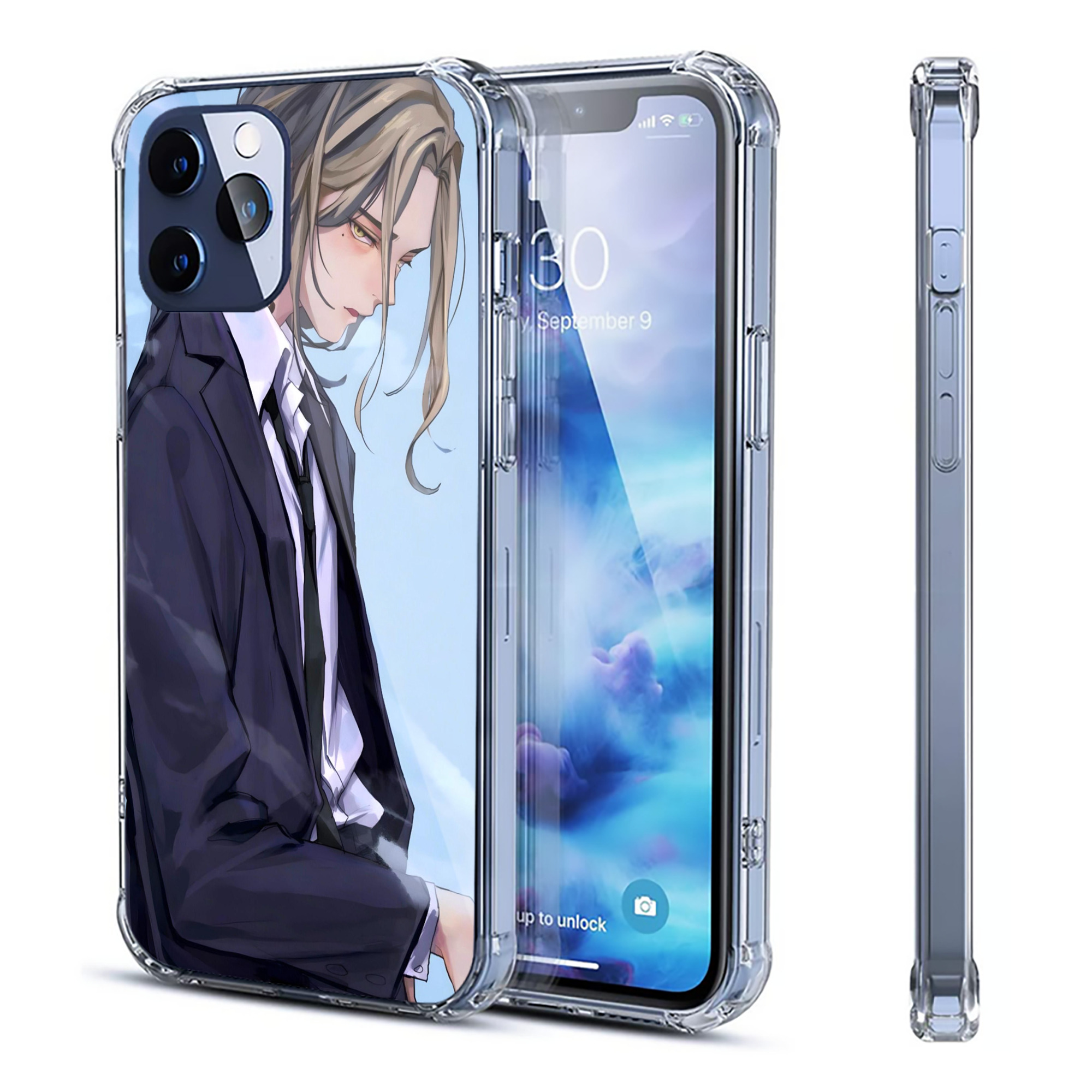 （画像用） 東京リベンジャーズ Tokyo Revengers 【iPhone 12シリーズ対応】透明スマホケース（クリアソフトケース）